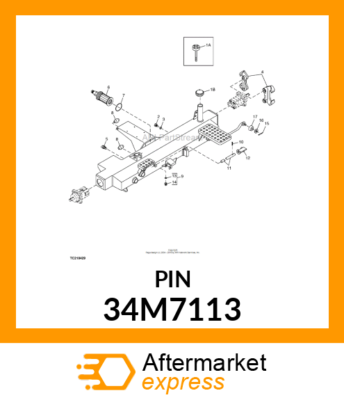 PIN, SPRING 34M7113