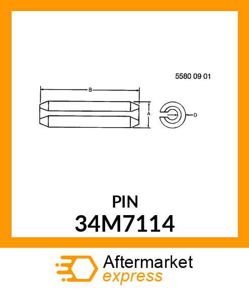 PIN, SPRING 34M7114