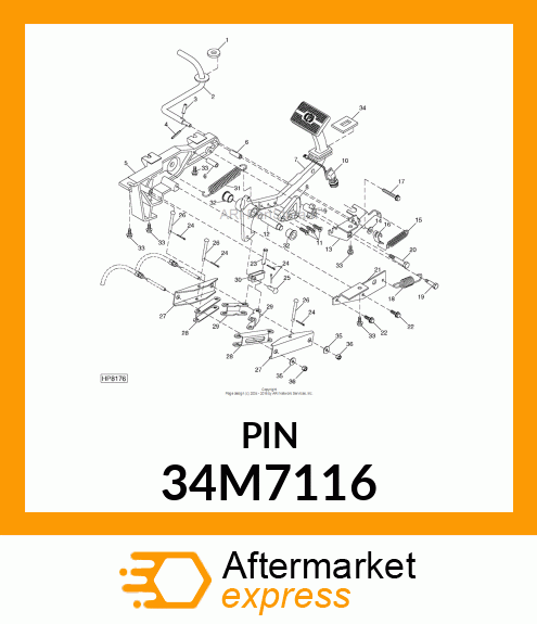 PIN, SPRING, COILED 34M7116