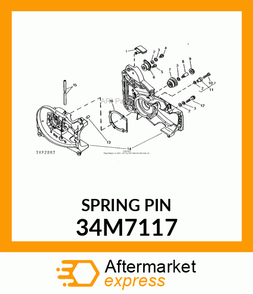 PIN, SPRING 34M7117