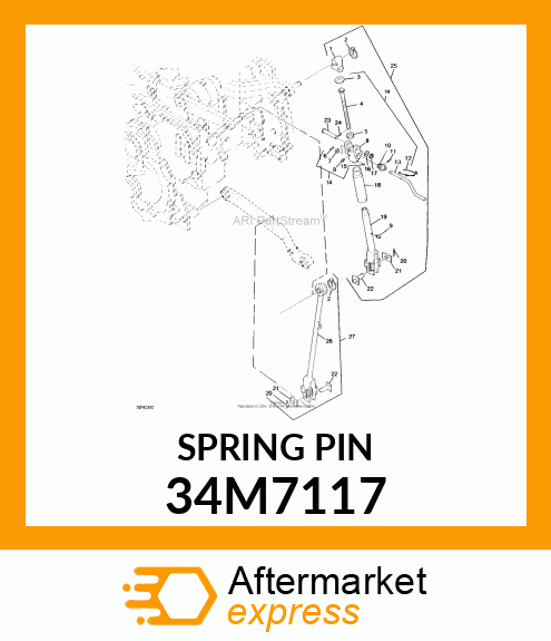 PIN, SPRING 34M7117