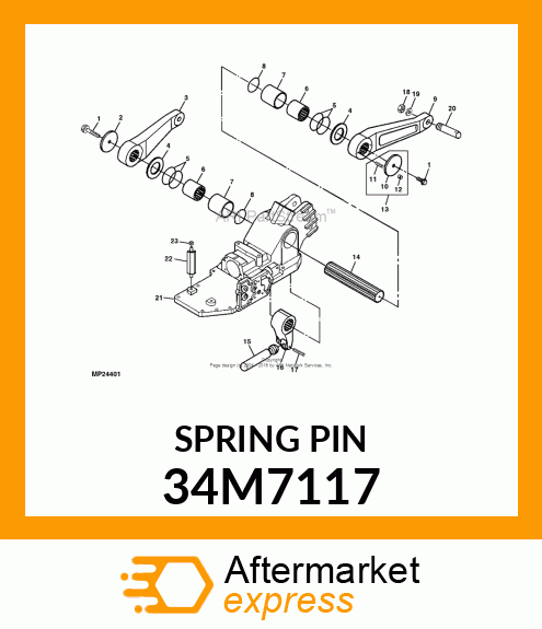 PIN, SPRING 34M7117