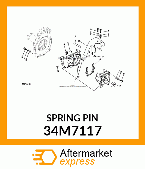 PIN, SPRING 34M7117