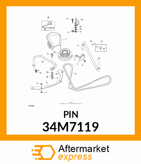 PIN, SPRING 34M7119