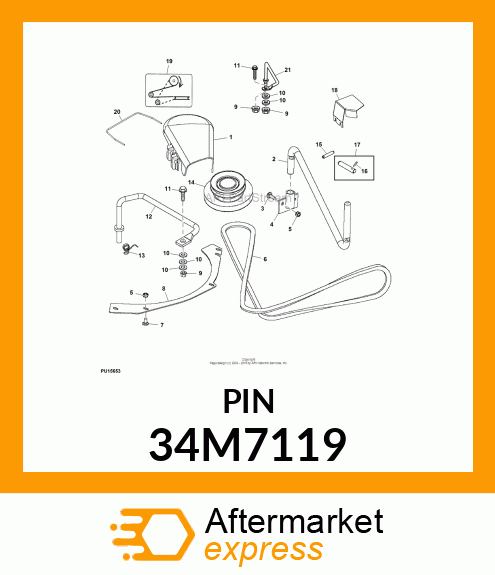 PIN, SPRING 34M7119