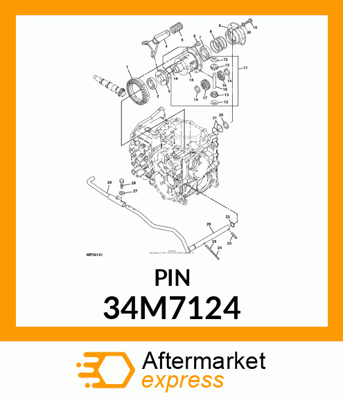 PIN, SPRING 34M7124