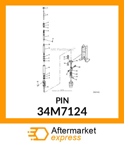 PIN, SPRING 34M7124