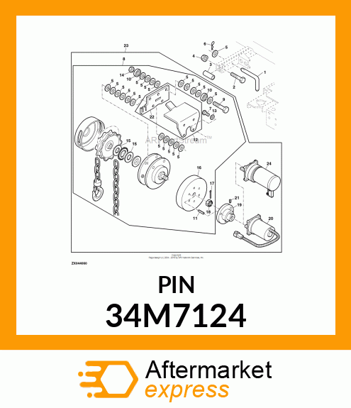 PIN, SPRING 34M7124