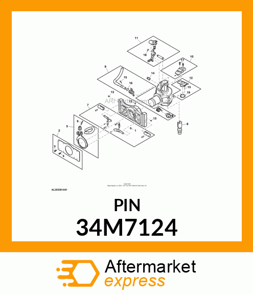 PIN, SPRING 34M7124