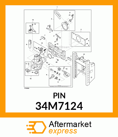 PIN, SPRING 34M7124