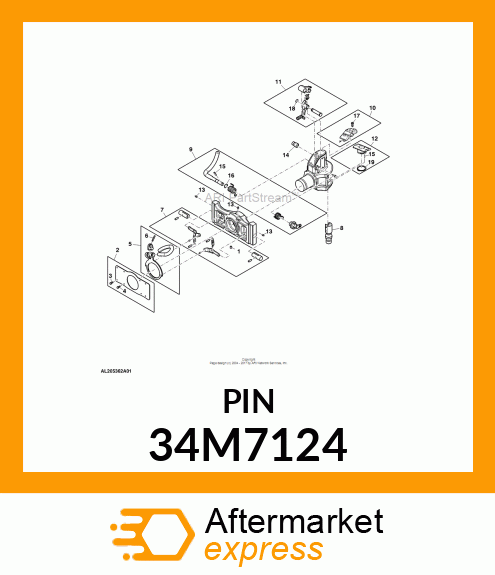 PIN, SPRING 34M7124