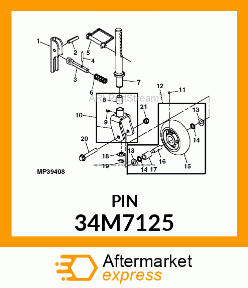 PIN, SPRING 34M7125