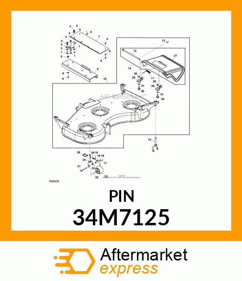 PIN, SPRING 34M7125