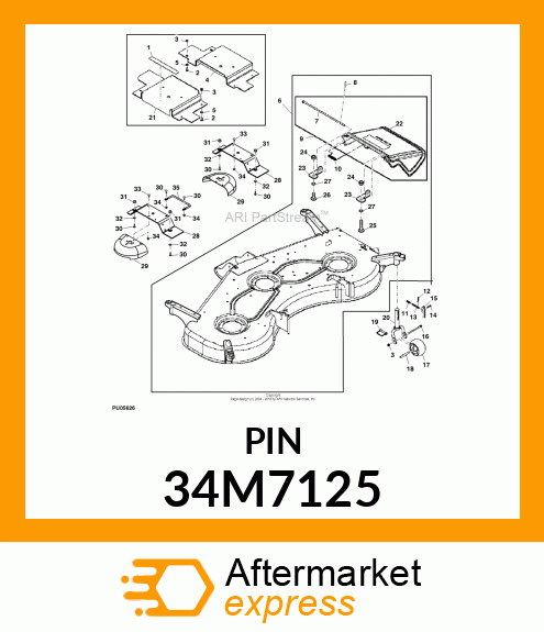 PIN, SPRING 34M7125