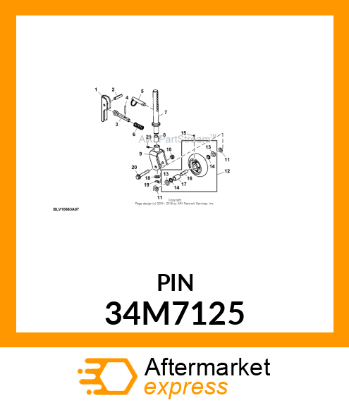 PIN, SPRING 34M7125