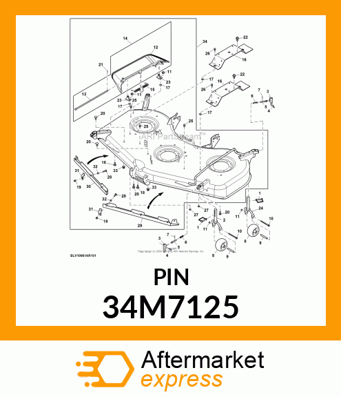 PIN, SPRING 34M7125