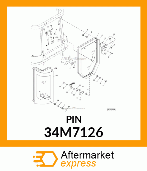 PIN, SPRING 34M7126