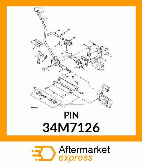 PIN, SPRING 34M7126