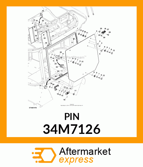 PIN, SPRING 34M7126