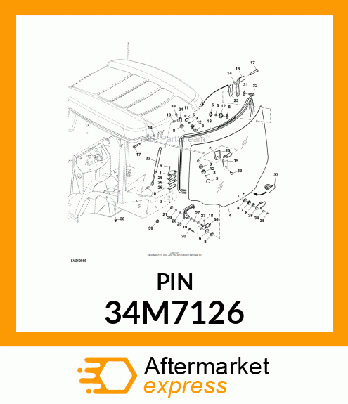 PIN, SPRING 34M7126