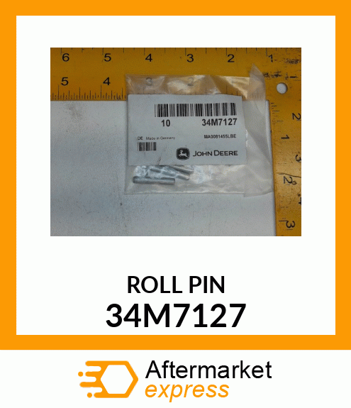 PIN, SPRING, COILED 34M7127