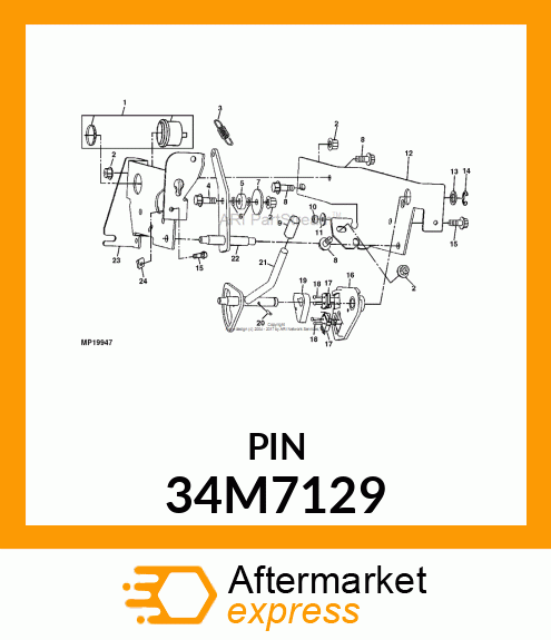 PIN, SPRING, COILED 34M7129