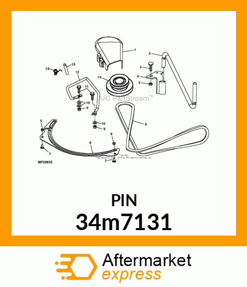 PIN, SPRING 34m7131