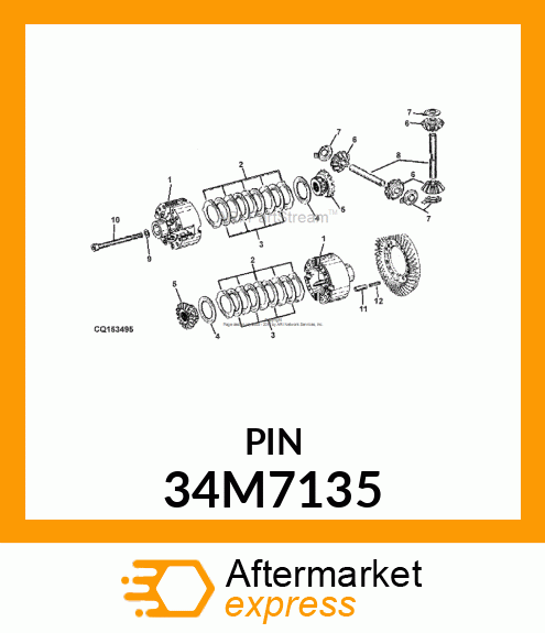 PIN, SPRING 34M7135