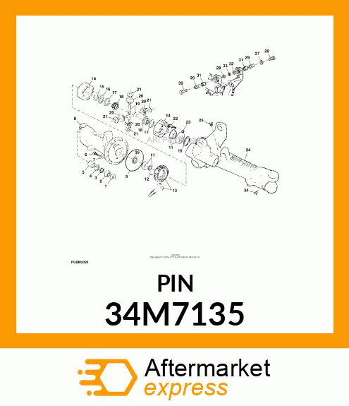 PIN, SPRING 34M7135