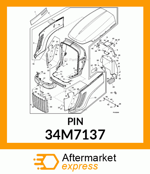 PIN, SPRING 34M7137