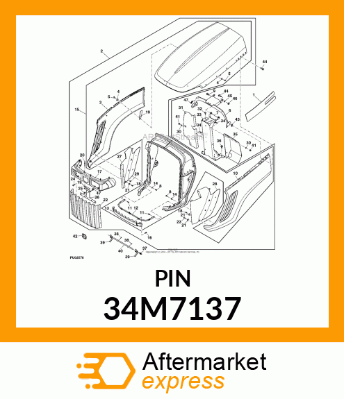 PIN, SPRING 34M7137