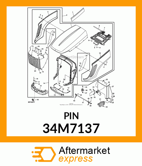 PIN, SPRING 34M7137