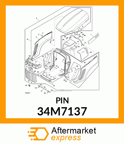 PIN, SPRING 34M7137