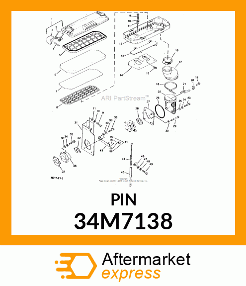 PIN, SPRING 34M7138