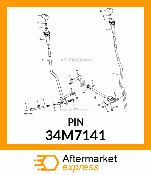 PIN, SPRING, COILED 34M7141