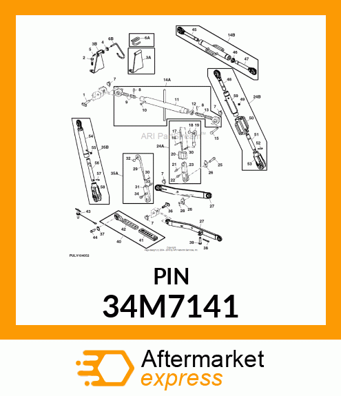 PIN, SPRING, COILED 34M7141