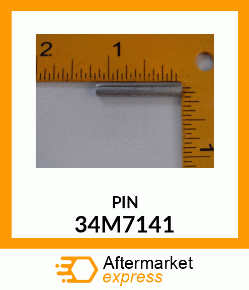 PIN, SPRING, COILED 34M7141