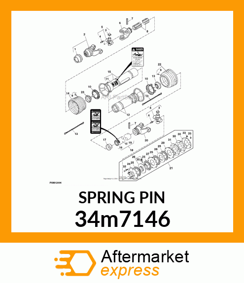 PIN, SPRING 34m7146