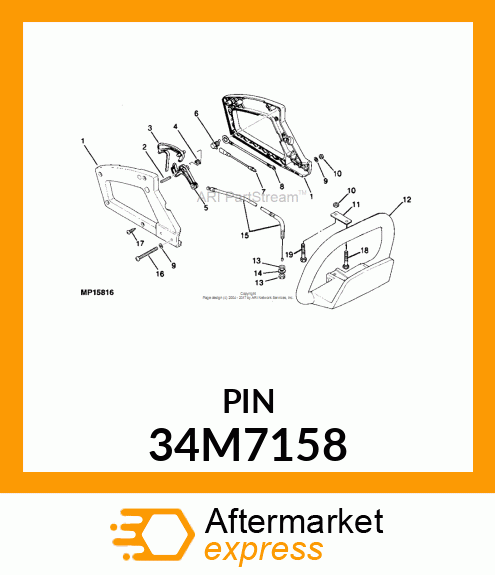 PIN, SPRING 34M7158