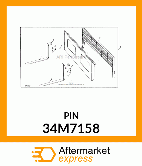 PIN, SPRING 34M7158