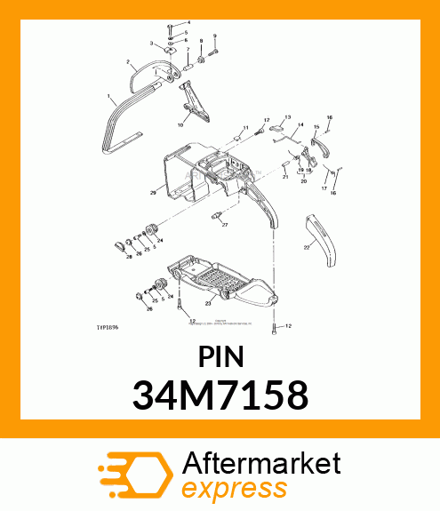 PIN, SPRING 34M7158