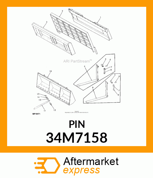 PIN, SPRING 34M7158