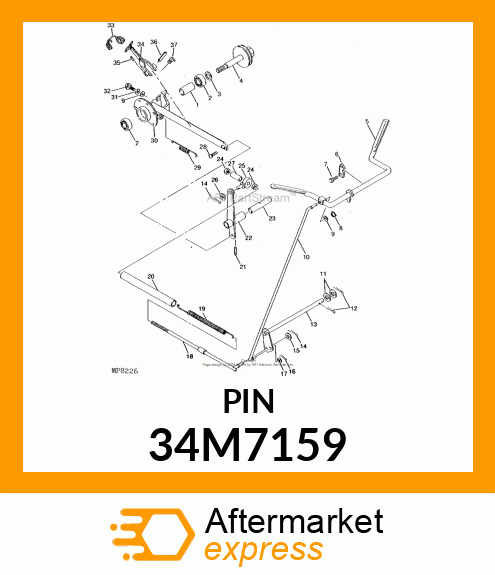 PIN, SPRING 34M7159