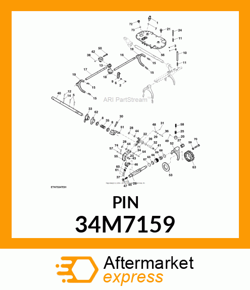 PIN, SPRING 34M7159