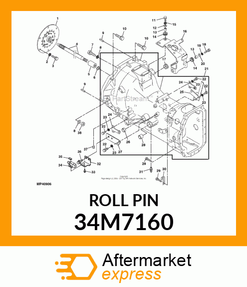 PIN, SPRING 34M7160