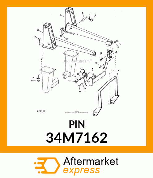 PIN, SPRING 34M7162