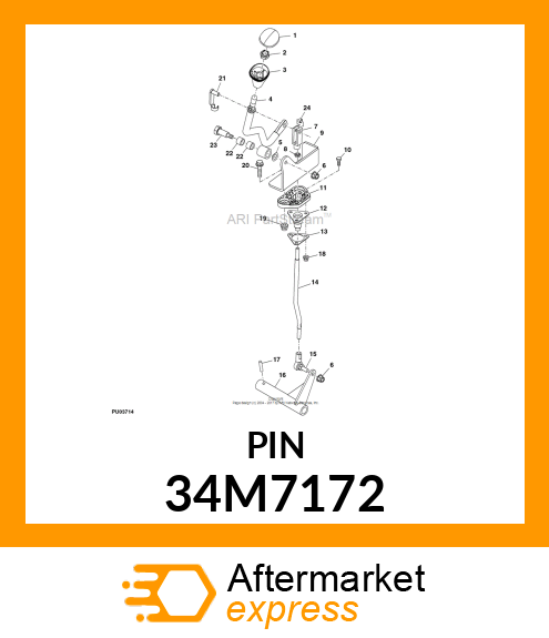 PIN, SPRING, COILED 34M7172