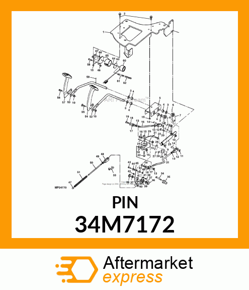 PIN, SPRING, COILED 34M7172