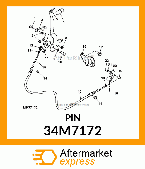 PIN, SPRING, COILED 34M7172