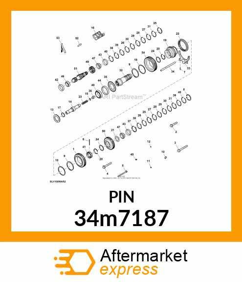 PIN, SPRING 34M7187